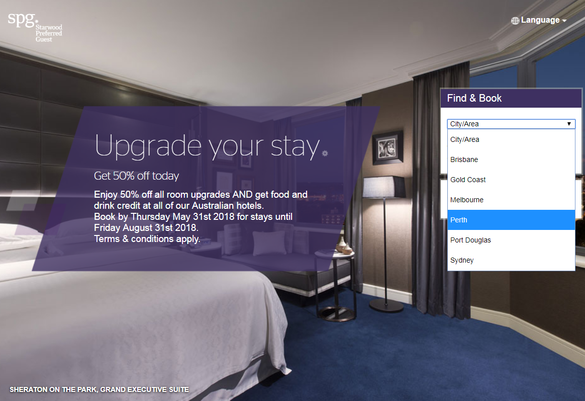 SPG Australia Upgrade Sale